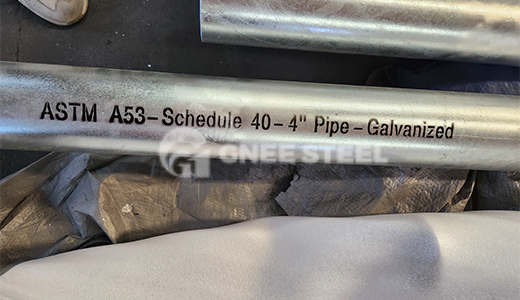 SCH40 A53 HDG Pipe Ship to United Arab Emirates
